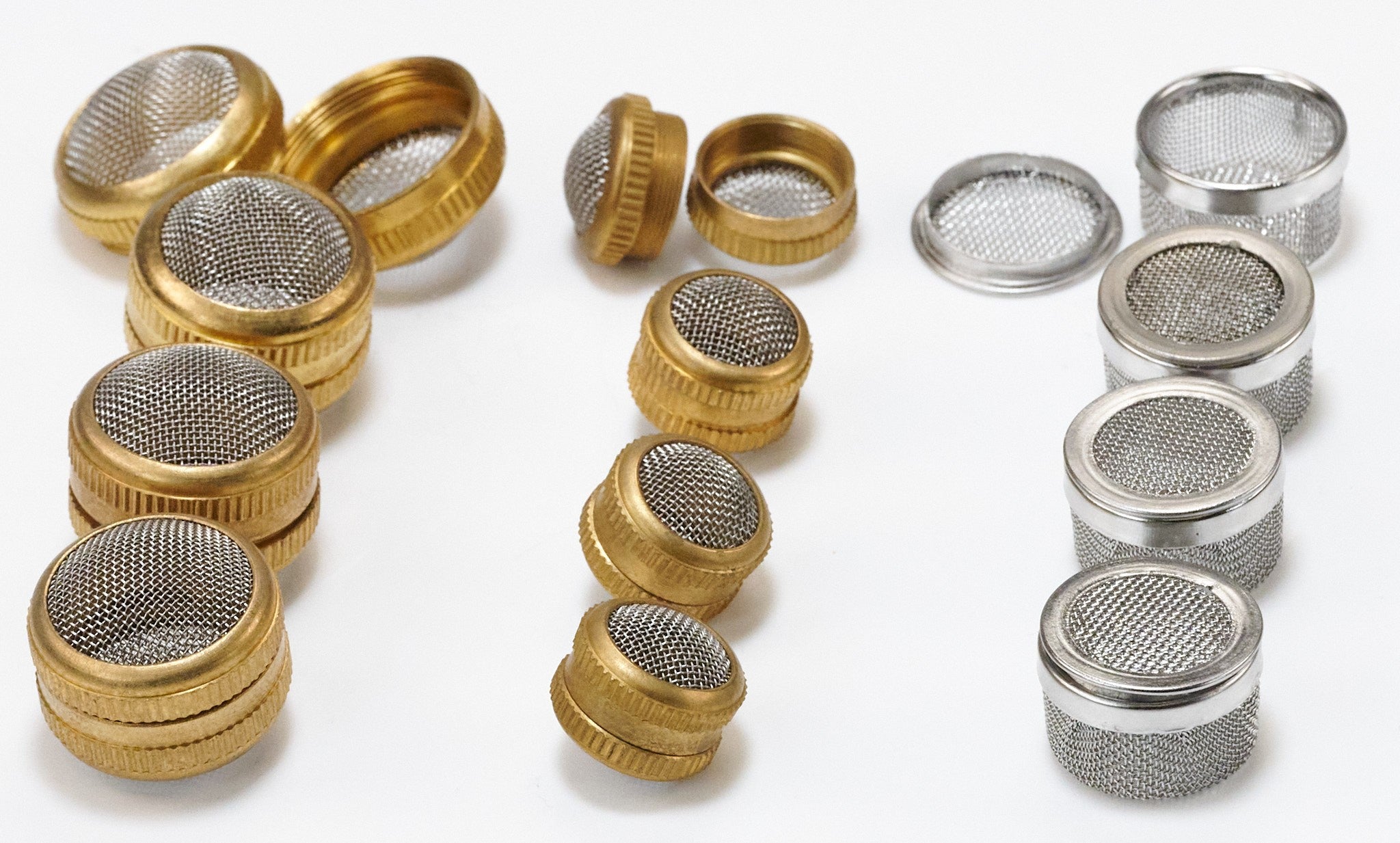 9pc Brass/Steel Ultrasonic Cleaning Mesh Screw Basket Watch Tool Set 16mm - 25mm